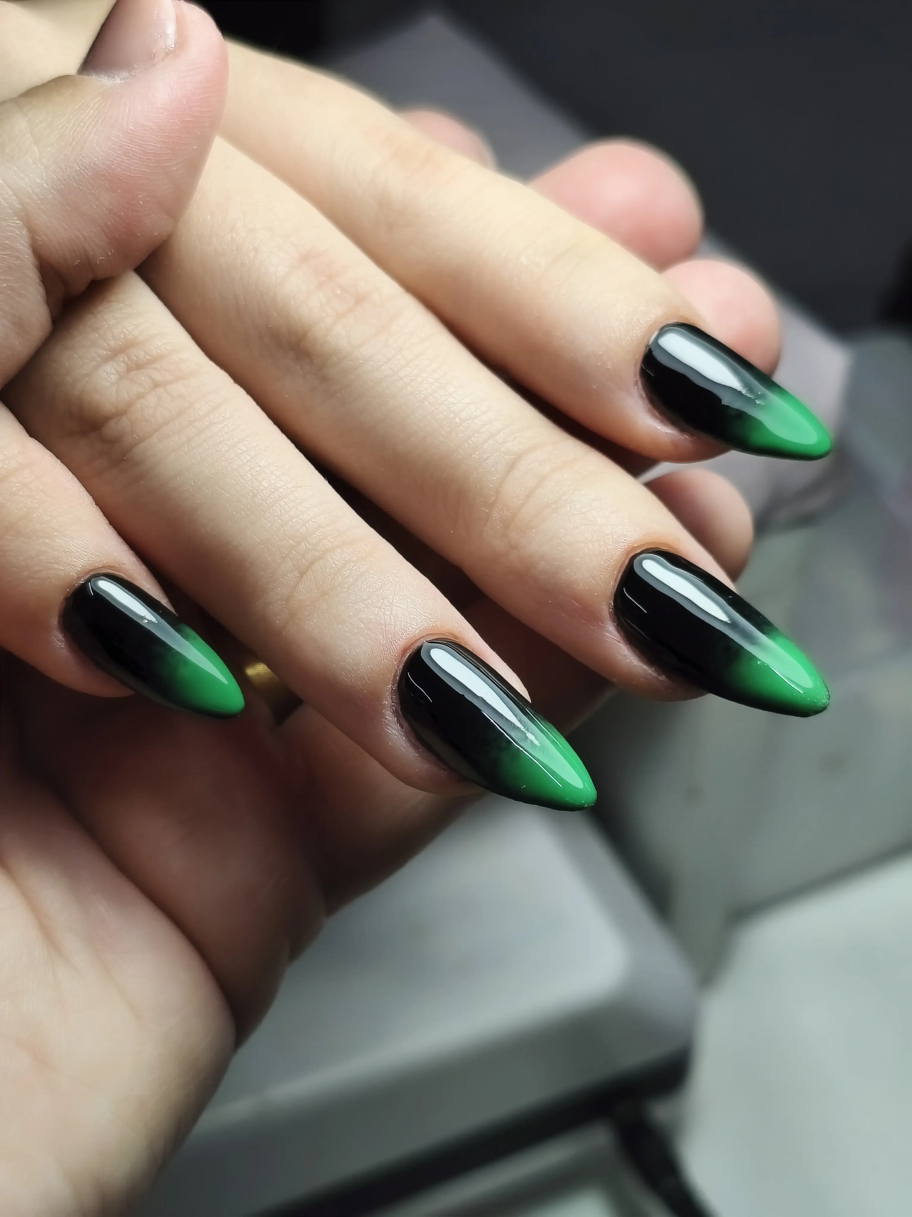 Unha decorada vermelha